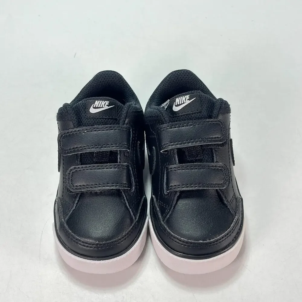 Nike Capri 3 LTR TDV Black White Casual Toddlers Sneakers 579949-014 Kids Sz 6C